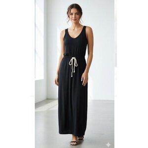 Kain Label Dress Navy Blue Nautical Maxi Tank Top Summer Womens Size M